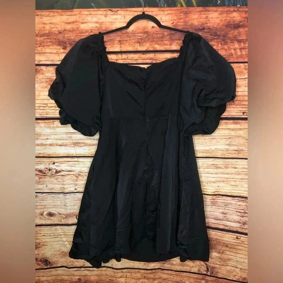 Puff Sleeve Taffeta Dress size XL - Picture 7 of 13